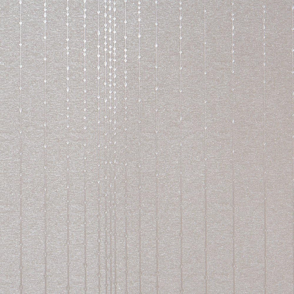 Premium Paper Backed Vinyl Wall Covering - Modern Decor Wallpaper Roll by Romosa - Textured Wallpaper, Unpasted, Heavyweight, Removable Wallpaper - Gleam, Silver - Sample Swatch